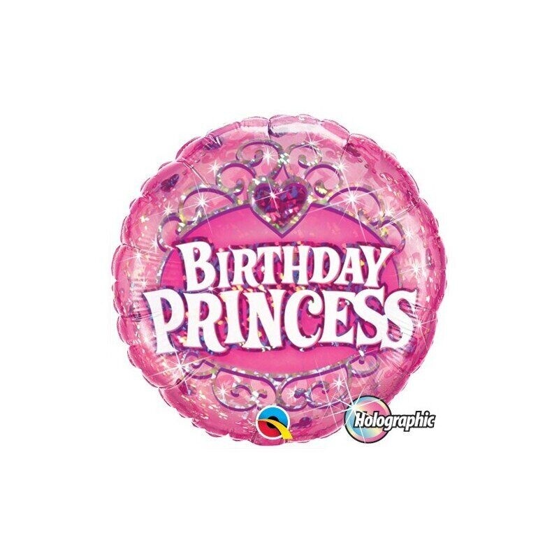 Μπαλόνι Φοιλ 9 Birthday Princess Holographic
