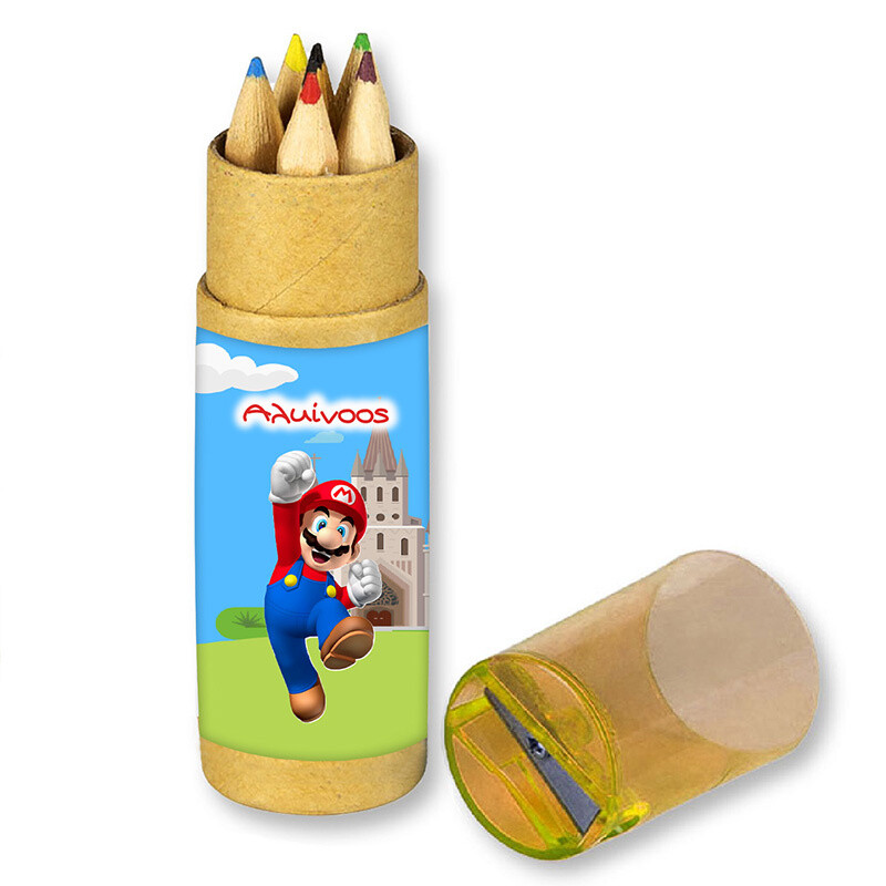 Super Mario Ξυλομπογιές με όνομα
