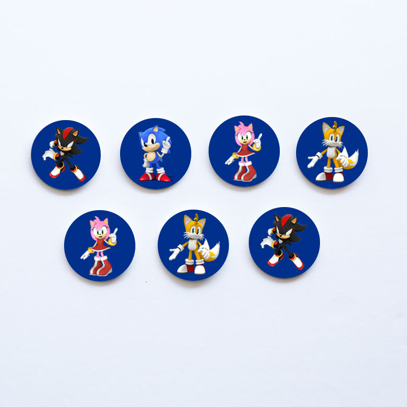 Ξύλινες Κονκάρδες Sonic / 8τμχ