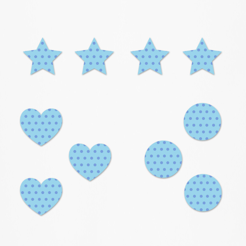 Ξύλινα διακοσμητικά Lilo & Stitch Pattern mix/ 10τμχ(2cm)