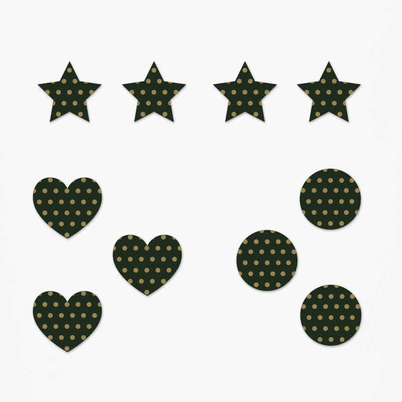 Ξύλινα διακοσμητικά Δεινόσαυροι Pattern mix/ 10τμχ(2cm)