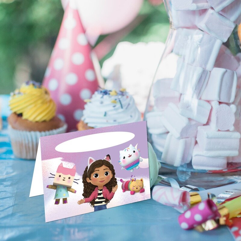 Καρτελάκι Μπουφέ Gabby's Dollhouse/ 6τμχ