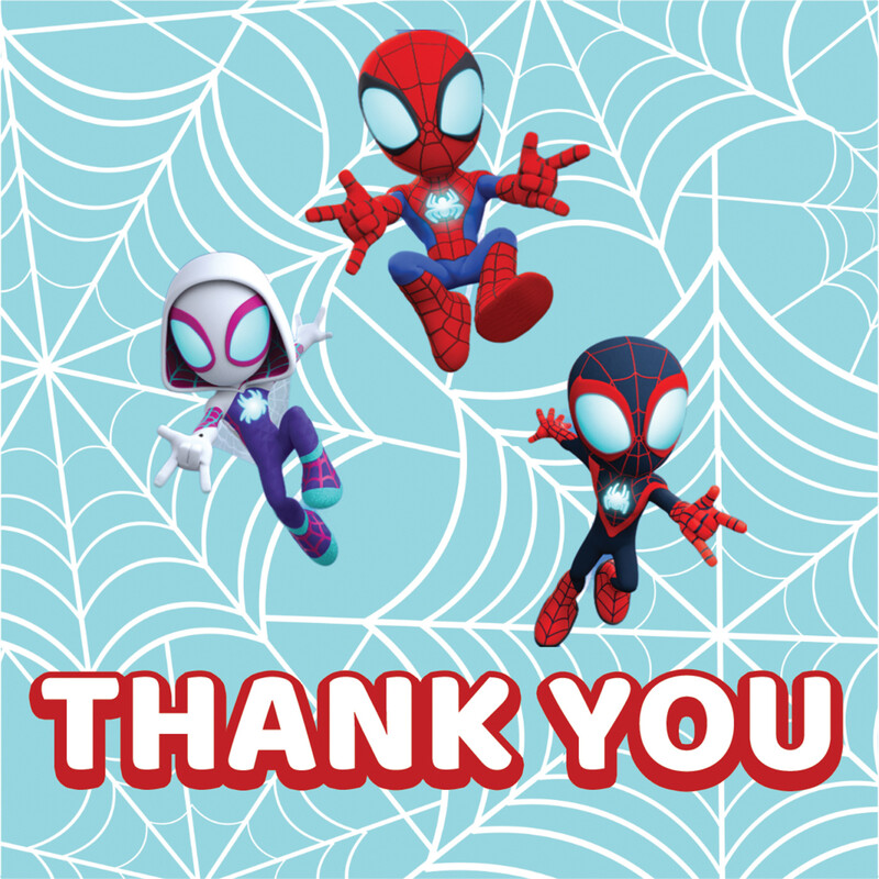 Σουβέρ χάρτινο Spidey / 8τμχ