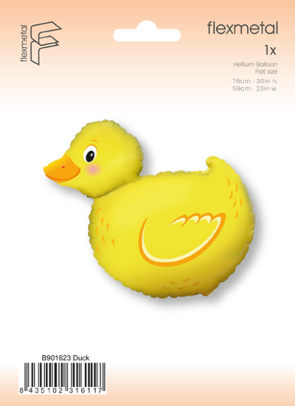 Μπαλόνι Φοιλ Σχήμα Παπάκι 30″/76cm.h x 23″/59cm.w - Συσκευασμένο