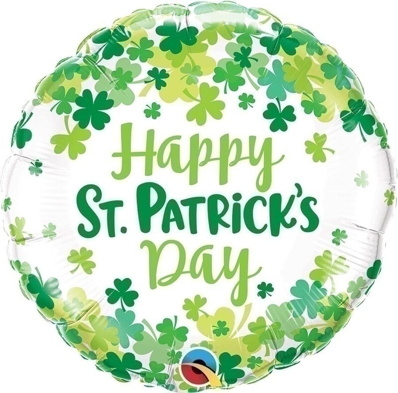 Μπαλόνι Φοιλ 18 St. Patrick's Shamrock Confetti 46εκ