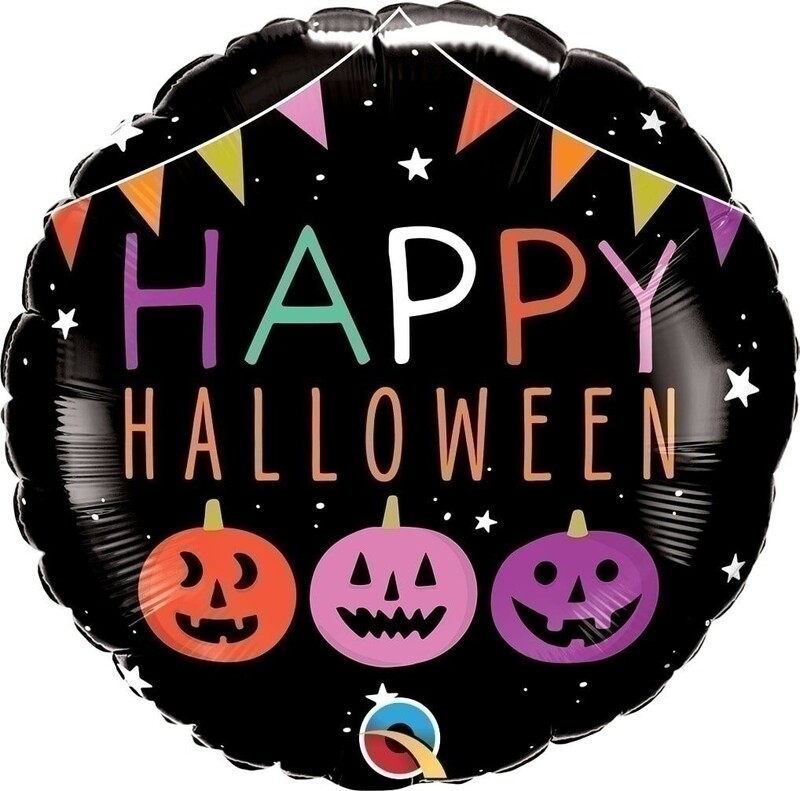Μπαλόνι Φοιλ 18 Halloween Pumpkins & Banners / 46 εκ - Κολοκύθα