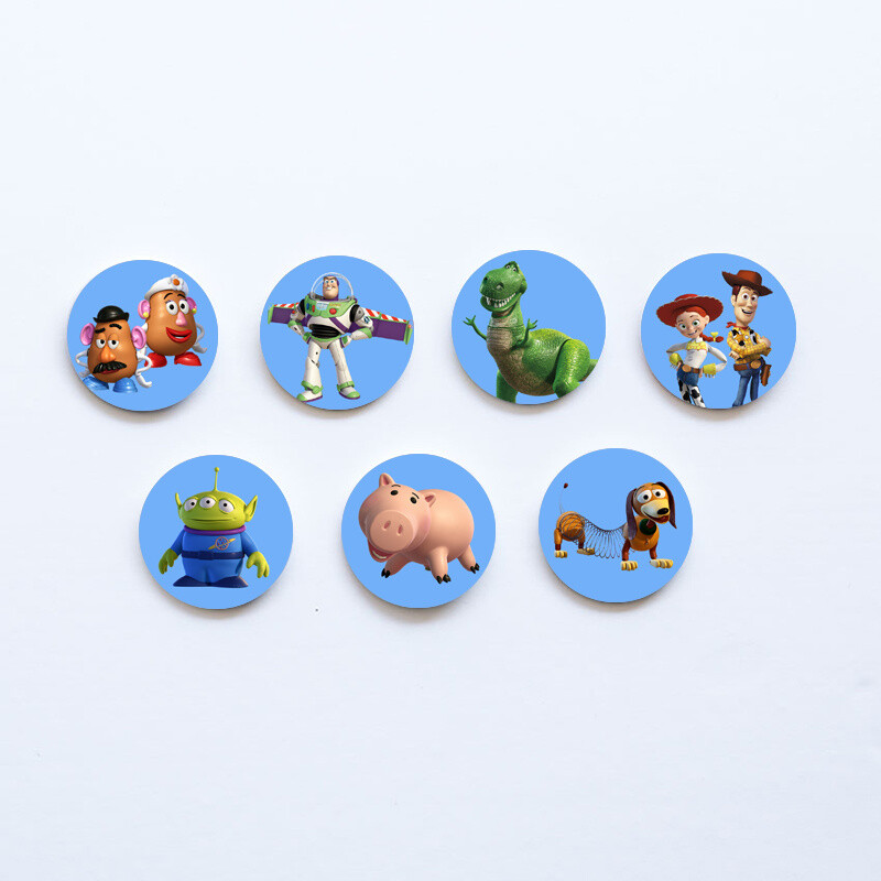 Ξύλινες Κονκάρδες Toy Story / 8τμχ
