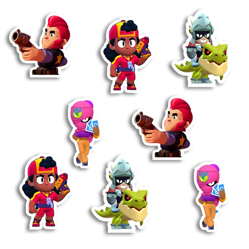 Αυτοκόλλητα Brawl Stars 5cm / 8τμχ