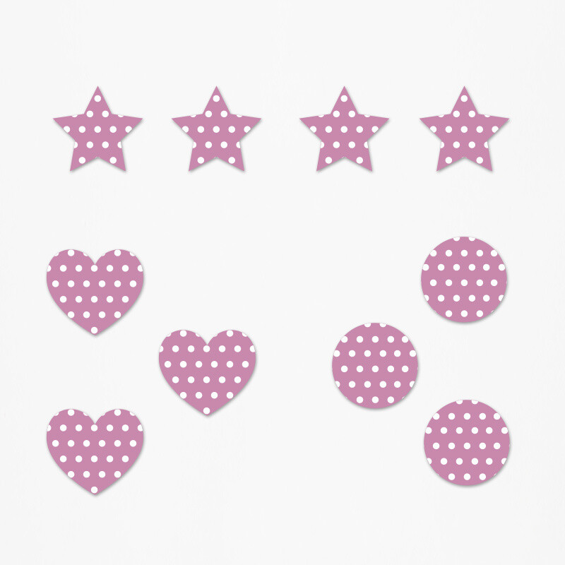 Ξύλινα διακοσμητικά Butterfly Pattern mix/ 10τμχ(2cm)