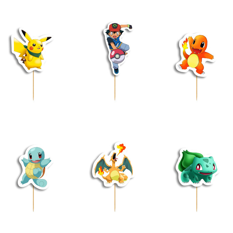 Οδοντογλυφίδες Pokemon 5cm / 12τμχ