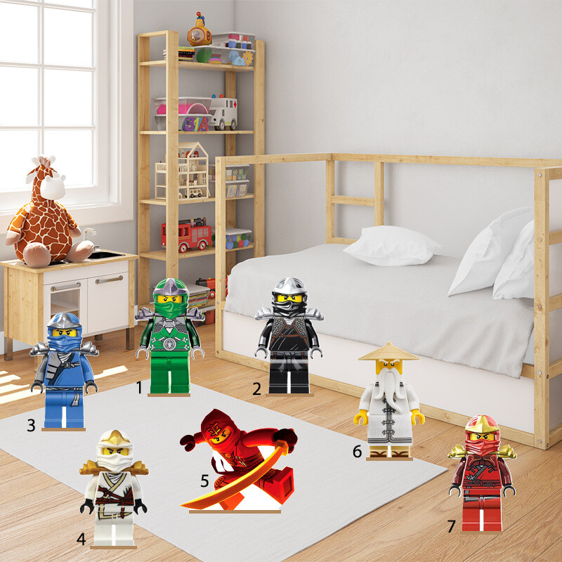 Διακοσμητική φιγούρα Ninjago 50cm Ξύλινη με βάση/1 τμχ