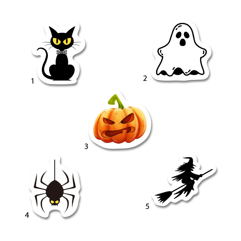 Διακοσμητική φιγούρα Halloween Κολοκύθες 5cm Ξύλινη/1τμχ