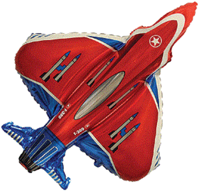 Μπαλόνι Φοιλ Σχήμα Αεροπλάνο Superfighter/ 99 x 96 - Ασυσκεύαστο