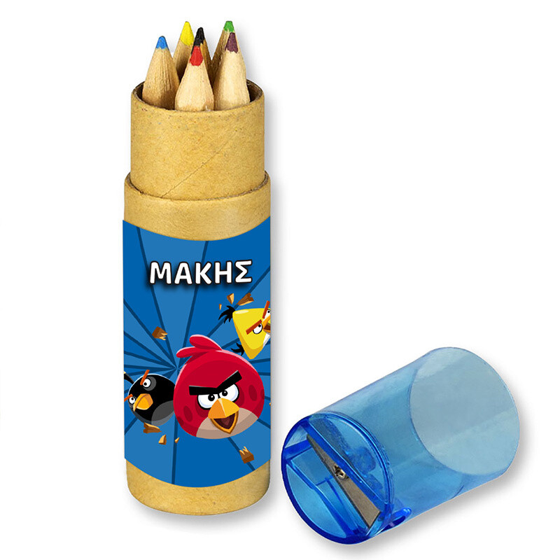 Angry Birds Ξυλομπογιές με όνομα