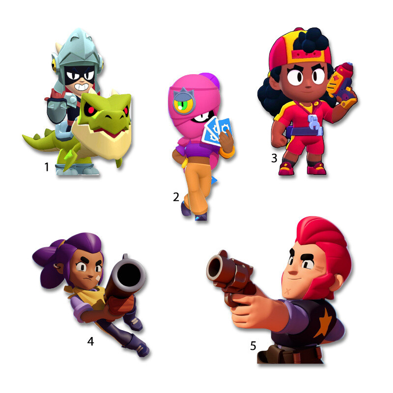 Διακοσμητική φιγούρα Brawl Stars 10cm Ξύλινη/1τμχ