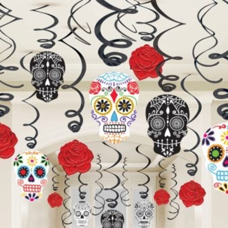 Κρεμαστά Διακοσμητικά Day of the Dead 30 τεμ.