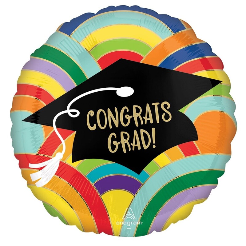 Μπαλόνι Φοιλ 18 Congrats/ Graduation / 46 εκ - Καπέλο Αποφοίτησης