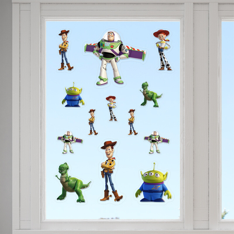 Αυτοκόλλητα τζαμιού Toy Story /10 τμχ
