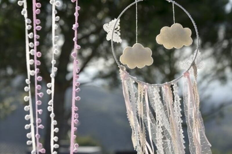 Ονειροπαγίδα Ρόζ/ Baby Shower