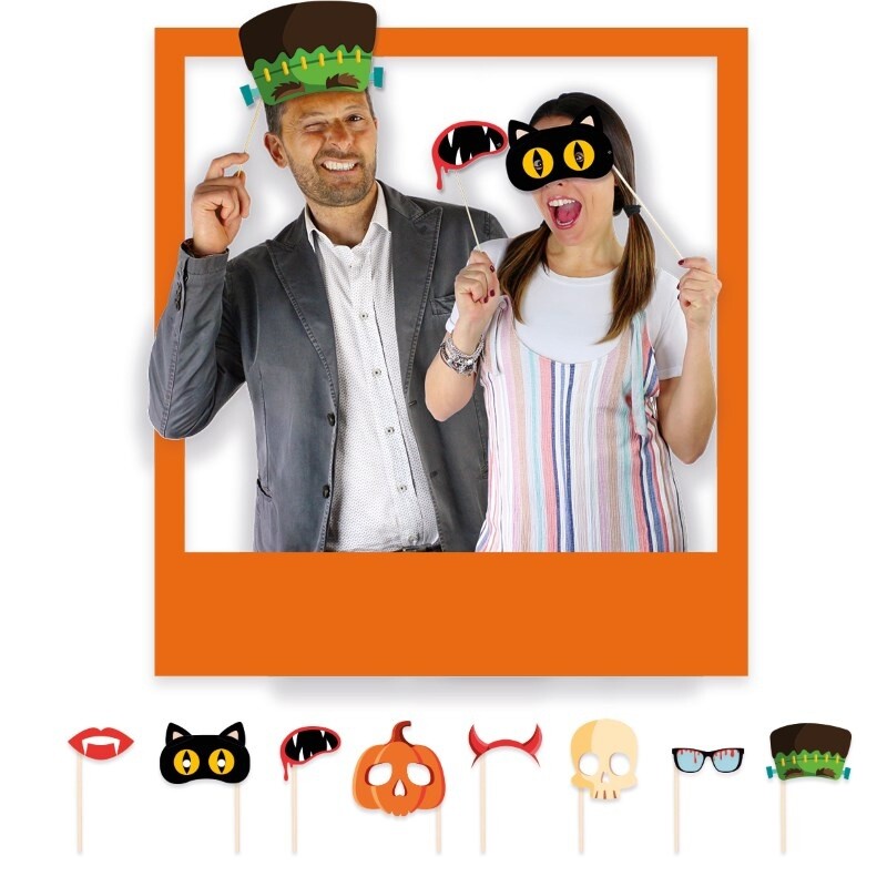 Σετ Φωτογραφικού Θαλάμου Halloween /8 τεμ