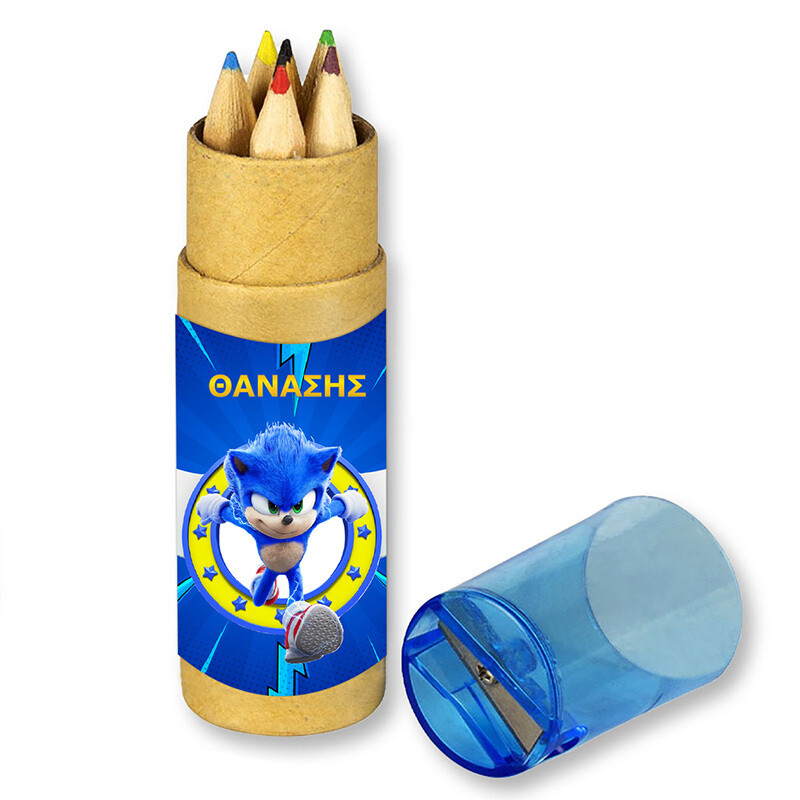 Sonic Ξυλομπογιές με όνομα