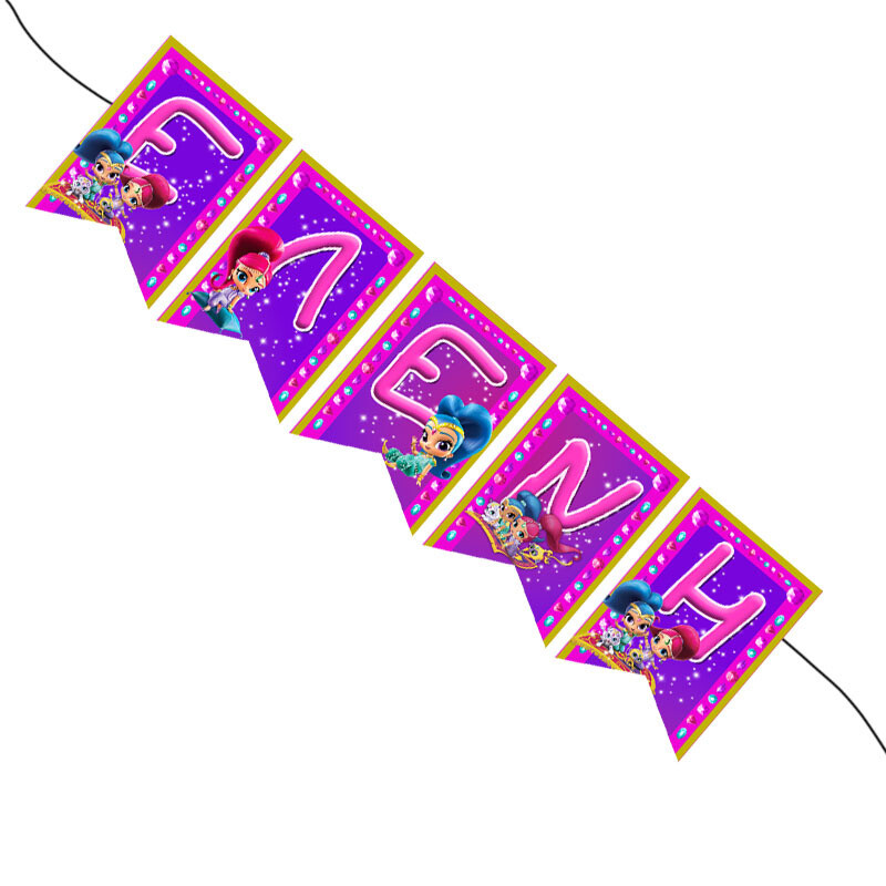 Σημαιάκια με όνομα Shimmer & Shine