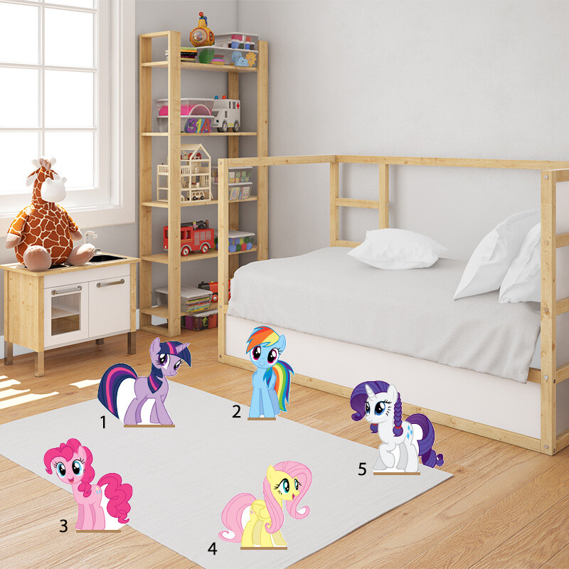 Διακοσμητική φιγούρα My Little Pony 20cm Ξύλινη με βάση/1 τμχ