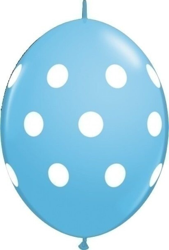 Quick Link 12 Big Polka Dots Pale Blue /50 τεμ