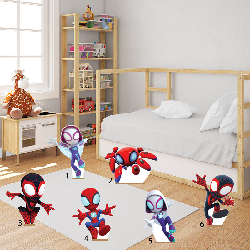 Διακοσμητική φιγούρα Spidey 50cm Ξύλινη με βάση/1 τμχ