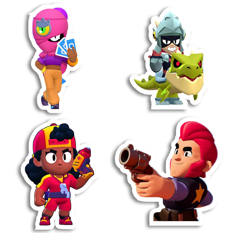 Αυτοκόλλητα Brawl Stars 10cm / 8τμχ