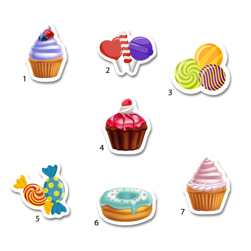 Διακοσμητική φιγούρα Sweet Shop 5cm Ξύλινη/1τμχ