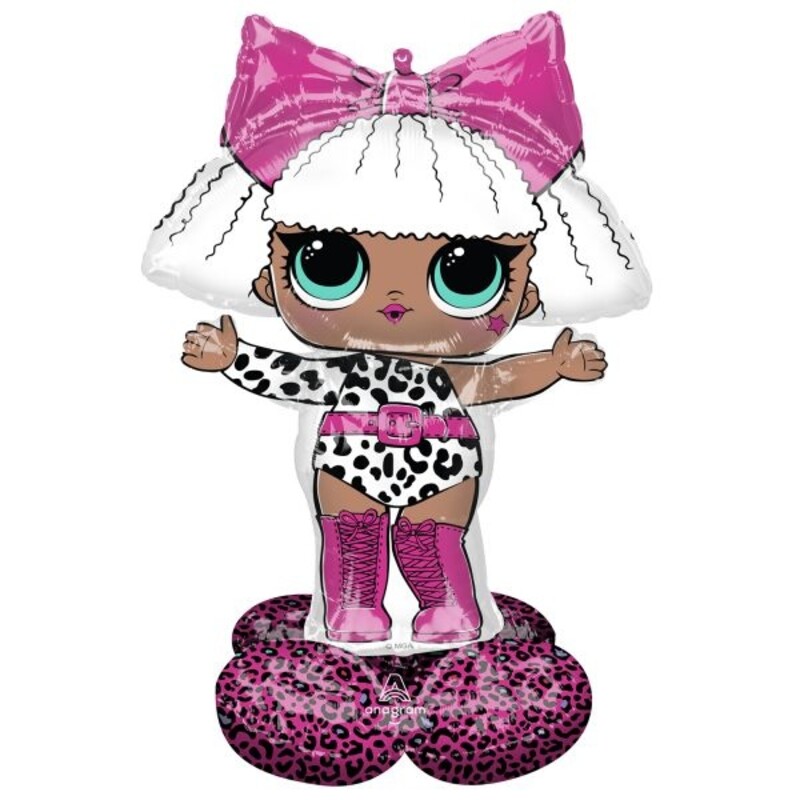 Μπαλόνι Φοιλ AirLoonz LOL Glam Diva / 88 εκ x 119 εκ