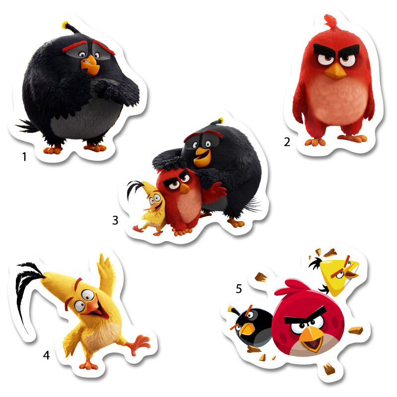 Διακοσμητική φιγούρα Angry Birds 10cm Ξύλινη/1τμχ