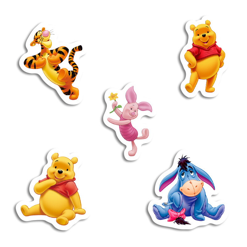 Αυτοκόλλητα Winnie The Pooh 10cm / 8τμχ