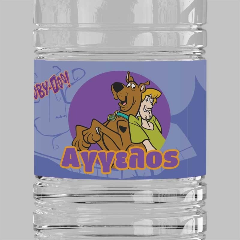 Ετικέτες νερού με όνομα Scooby-Doo / 8 τμχ