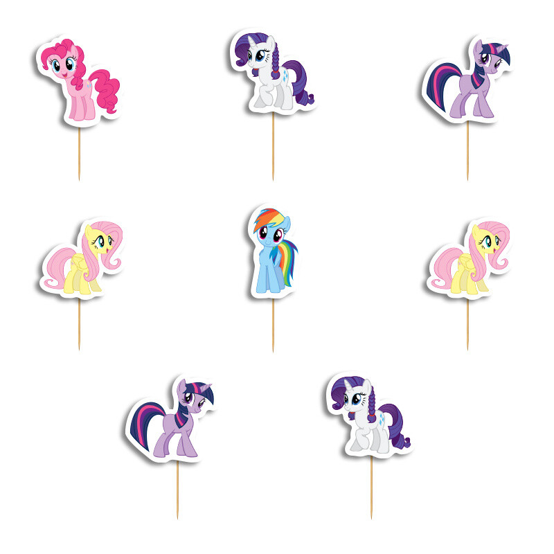 Οδοντογλυφίδες My Little Pony 5cm / 12τμχ