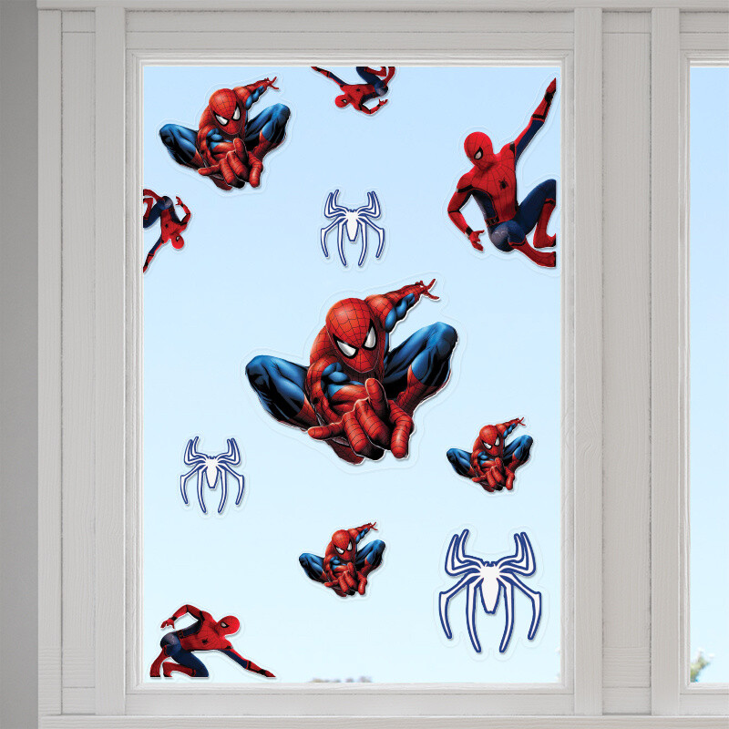 Αυτοκόλλητα τζαμιού Spiderman /10 τμχ