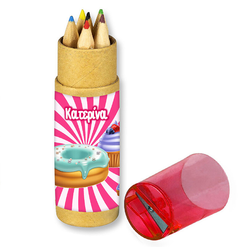 Sweet Shop Ξυλομπογιές με όνομα