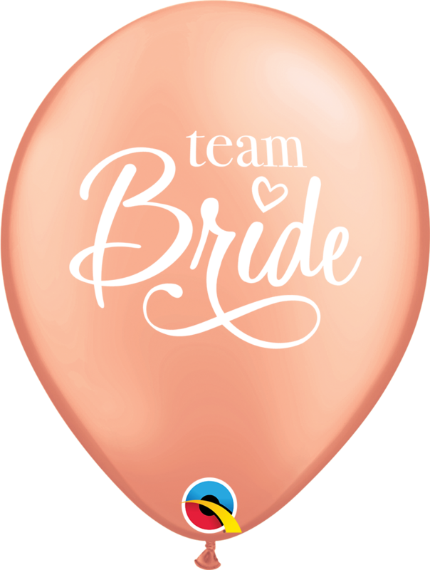 Μπαλόνια Λάτεξ Team Bride/Bachelor 25 τεμ