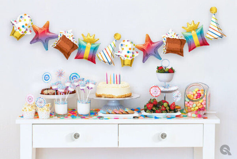 Γιρλάντα Φοιλ Birthday 104 εκ / 2 τεμ