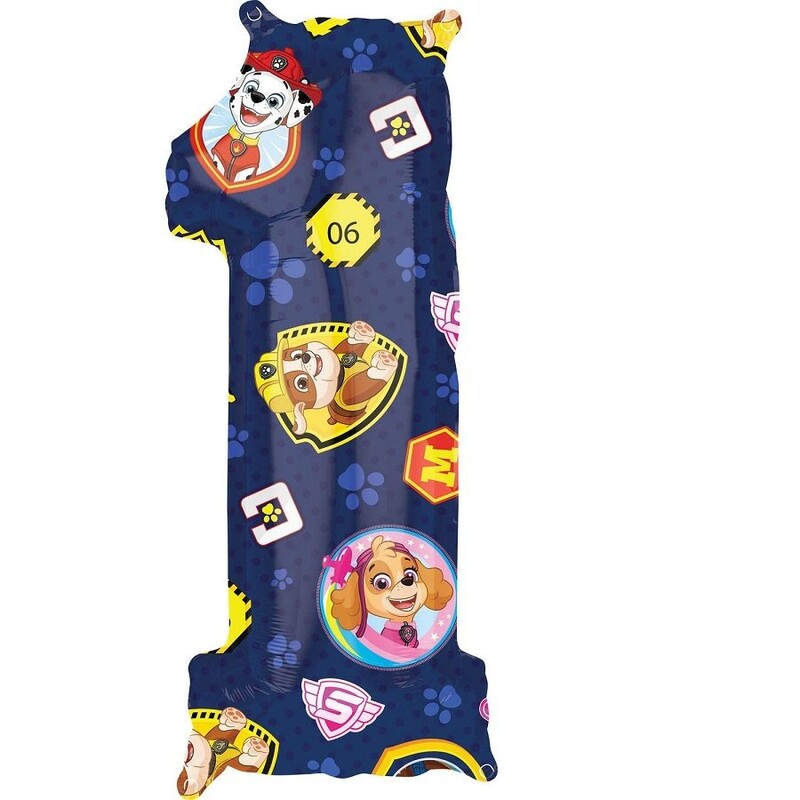 Μπαλόνι Φοιλ 26 Νούμερο 1  Paw Patrol / 66 εκ