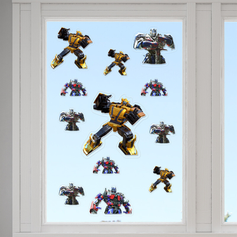 Αυτοκόλλητα τζαμιού Transformers /10 τμχ