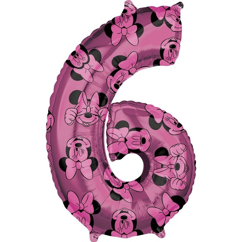 Μπαλόνι Φοιλ 26 Νούμερο 6  Minnie Mouse Forever / 66 εκ