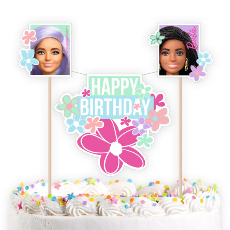 Διακόσμηση Τούρτας Barbie Sweet Life 26 x 15 εκ