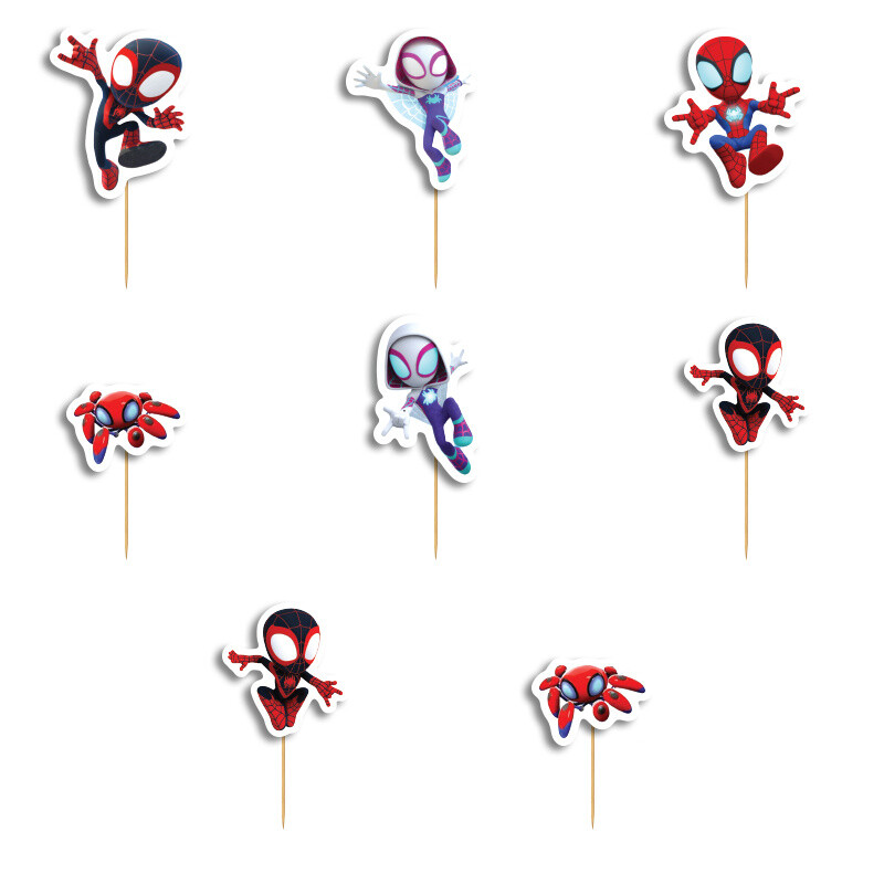 Οδοντογλυφίδες Spidey 5cm / 12τμχ