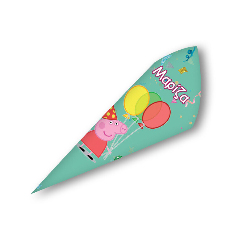 Χωνάκια για ζαχαρωτά με όνομα Peppa Pig