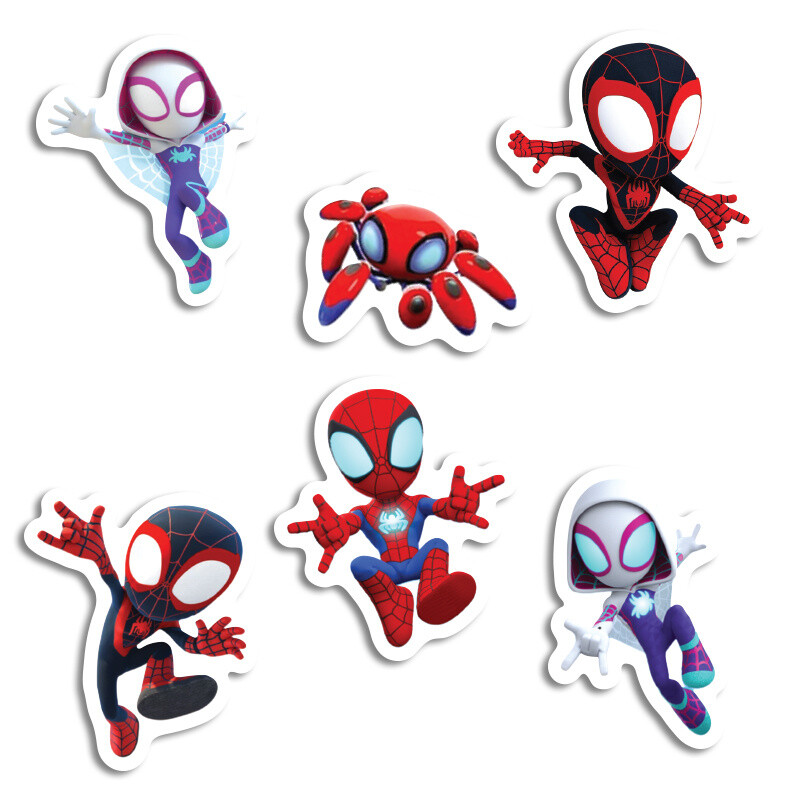 Αυτοκόλλητα Spidey 10cm / 8τμχ