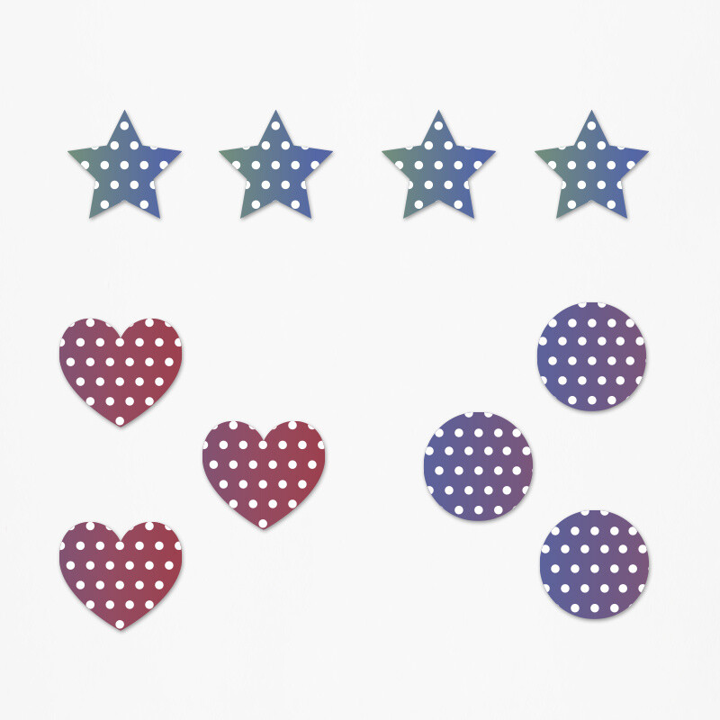 Ξύλινα διακοσμητικά PJ Masks Pattern mix/ 10τμχ(2cm)