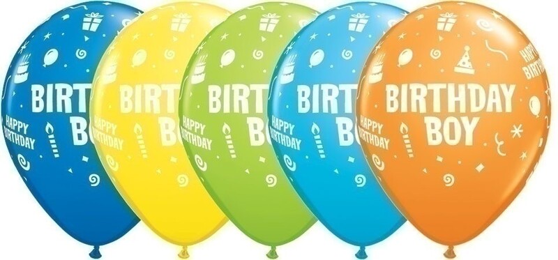 Μπαλόνια Λάτεξ 11Birthday Boy Ast /25 τεμ
