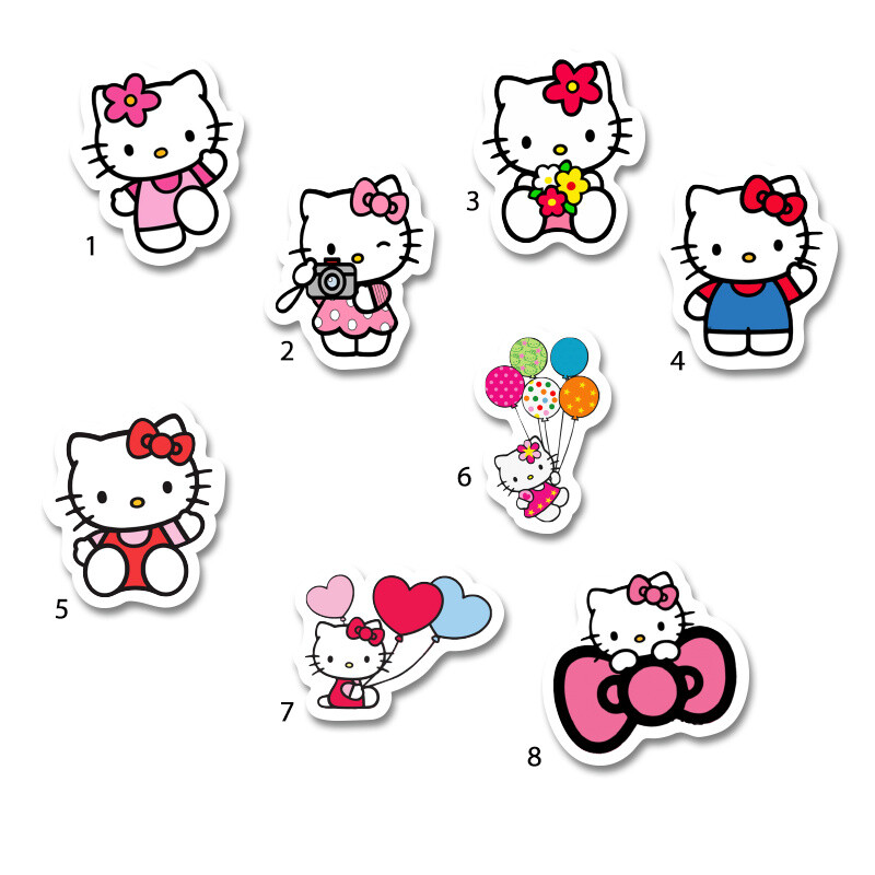Διακοσμητική φιγούρα Hello Kitty 5cm Ξύλινη/1τμχ